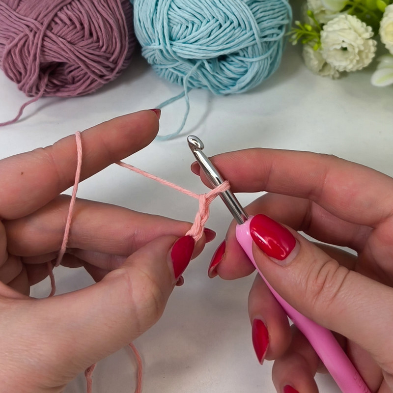 Half-Double Crochet Stitch