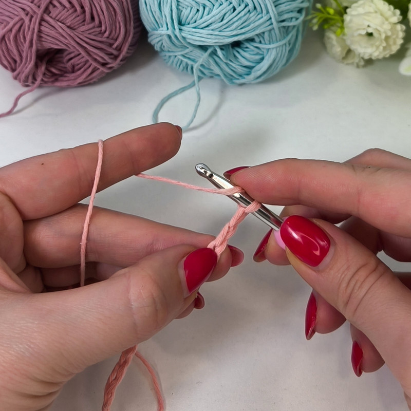 Half-Double Crochet Stitch