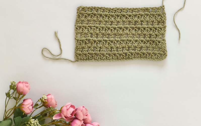 repetitive crochet stitches calming process
beginner crochet pattern